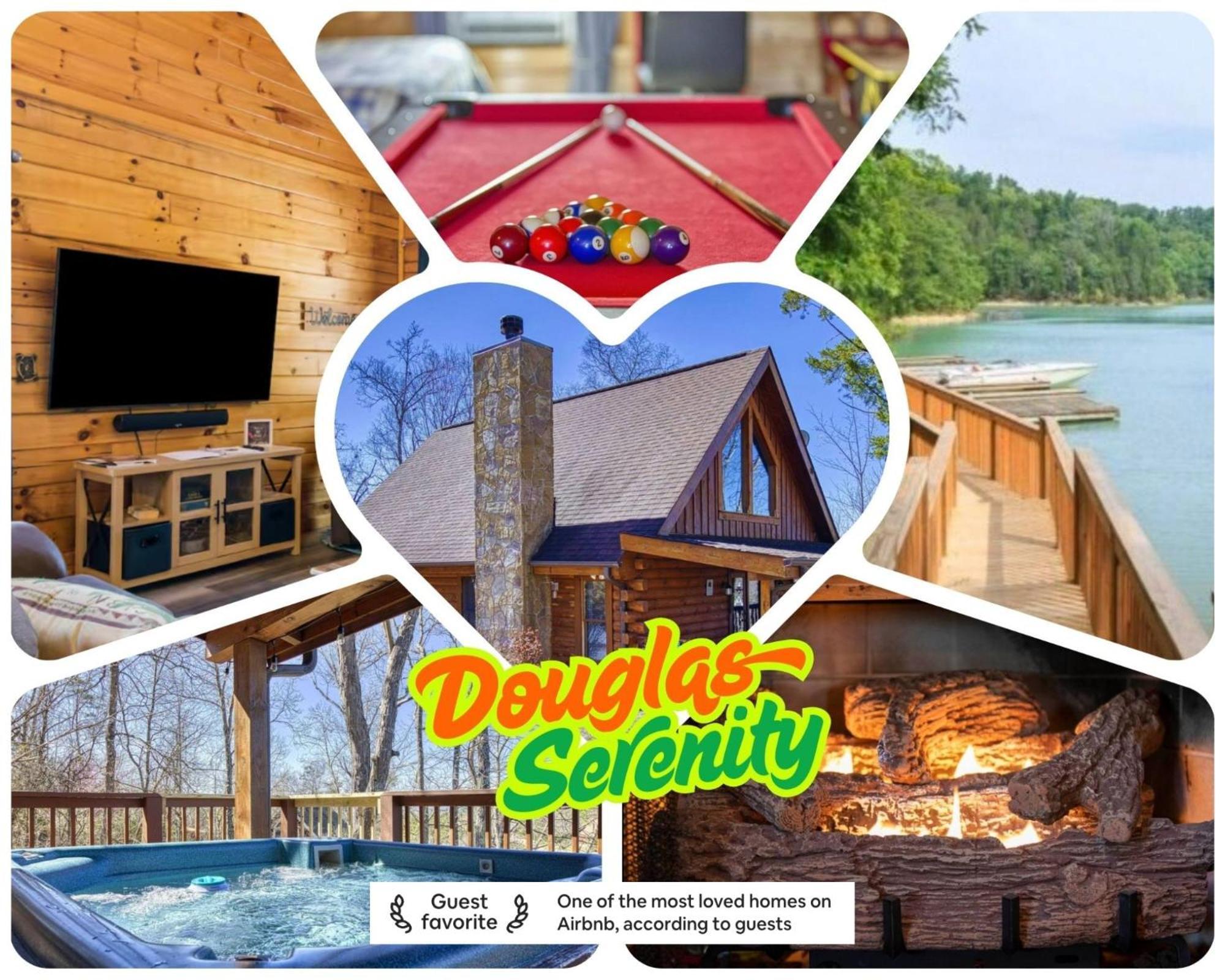 Serenity, A Rustic Log Cabin Retreat セバービル エクステリア 写真